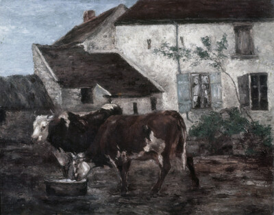 Farm with cows