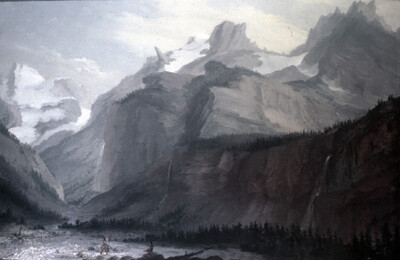 The Öschinental with a view of Blümlisalp, Doldenhorn and FisistDas