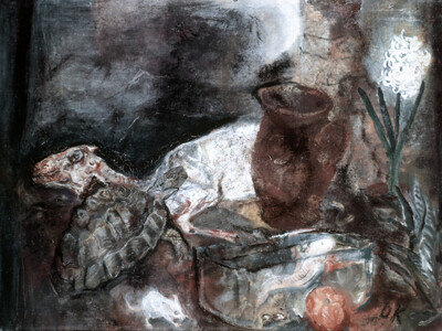 Still Life with Hammel and Hyacinth