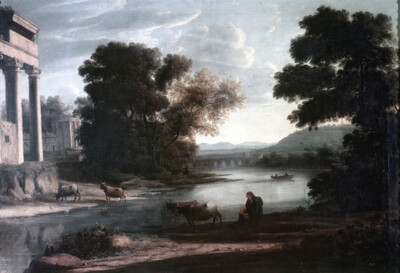 The ford in the evening mood