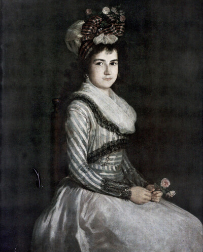 Woman with rose