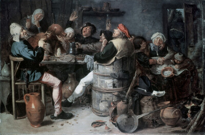 Farmers at the meal