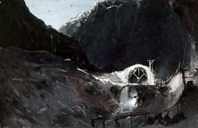 Construction of the Teufelsbrücke