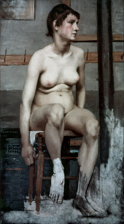 Female Nude in the Studio Julian