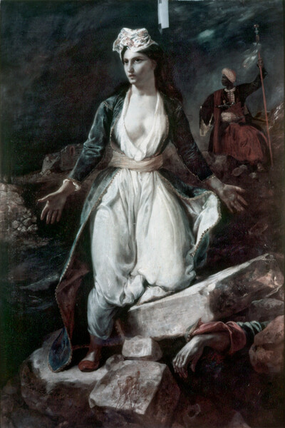 Greece on the Ruins of Missolonghi