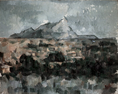 La Montagne Sainte-Victoire seen from Les Lauves/La montagne Sainte-Victoire vue des Lauves