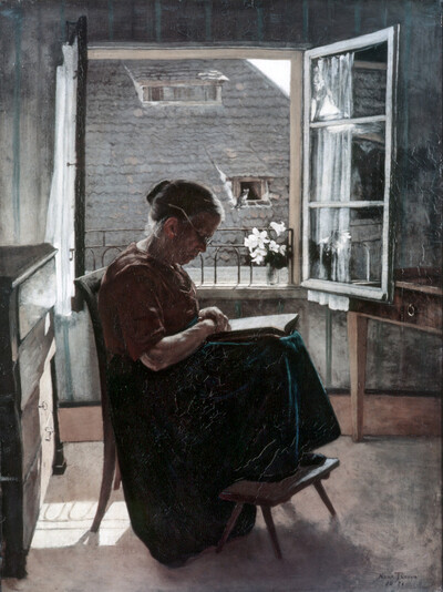 The Artist’s Mother in the Sculpture