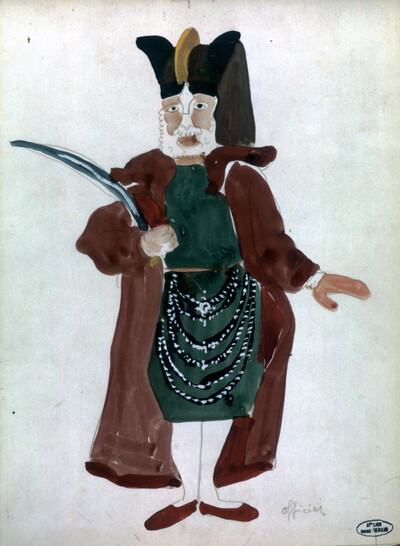 Figurine for the opera “Die EntFigaus Serail”