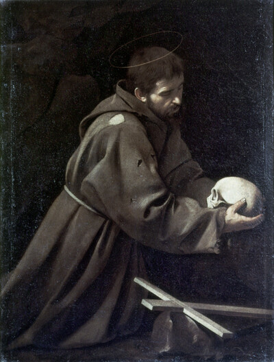 Saint Francis in meditation