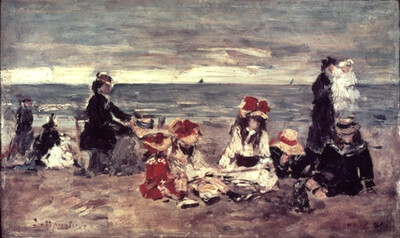 On the beach of Trouville