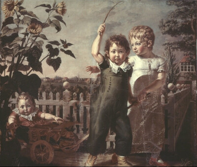 Children with a sleeve