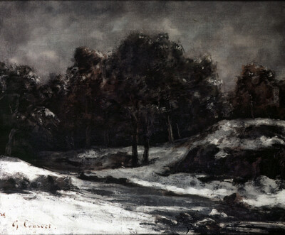 Winter Landscape near Ornans
