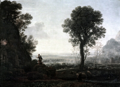 Landscape with Moses in front of the burning bush