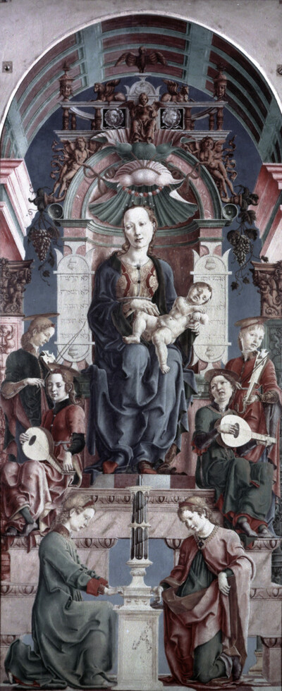 Throning Madonna with Child