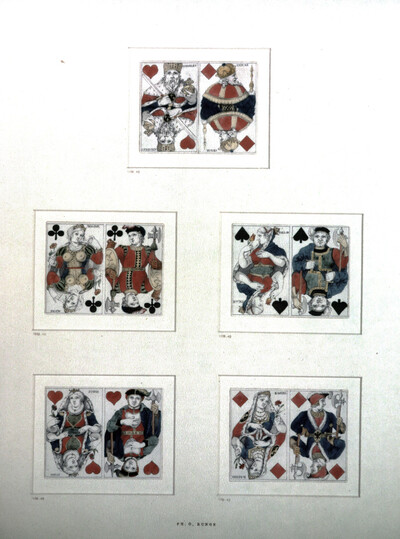 Design Drawings of playing cards