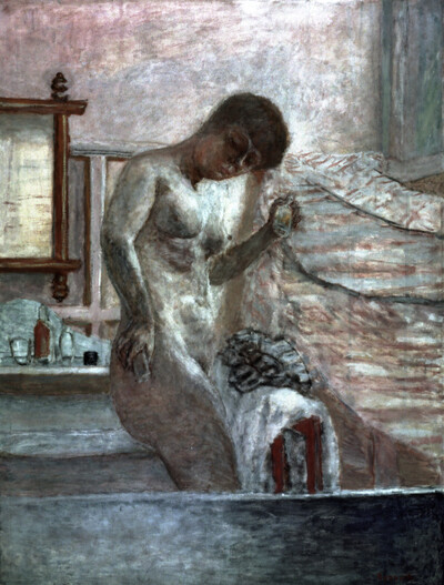 Nude Woman at the Toilet