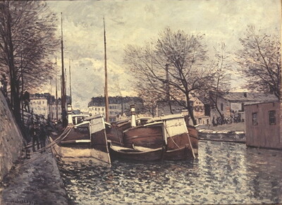 The Saint Martin Canal in Paris
