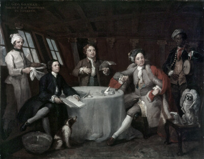 Lord George Graham in his cabin