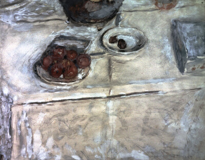 Still Life with Zwetschgensteinen