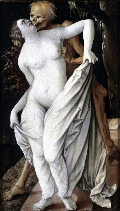 Death and woman