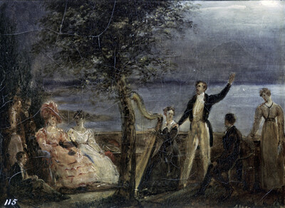 Serenade on the castle terrace of Arenenburg