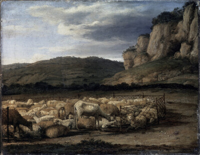 Sheep hurdle in Campagna