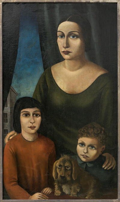 Mother with children