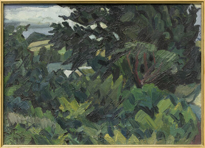 Shrubs and trees near Karsdorf