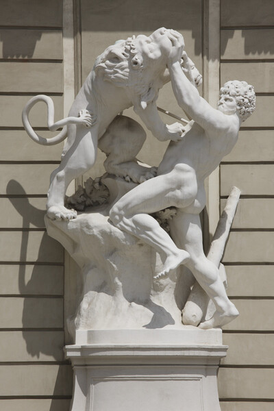 Hercules and the Nemeian lion