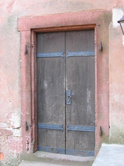 Gate on the northern transept