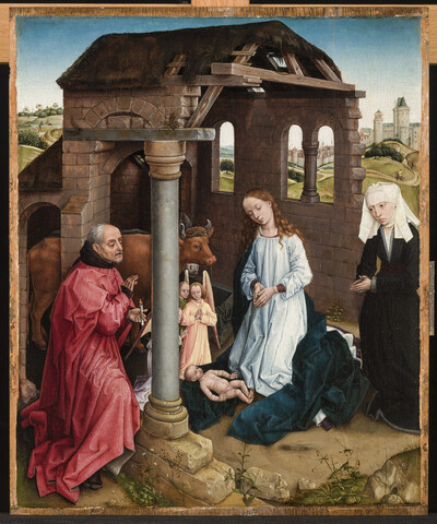 The Birth of Christ with a Founder