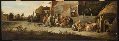 Outside the tavern