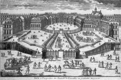 Versailles: Court side of the castle