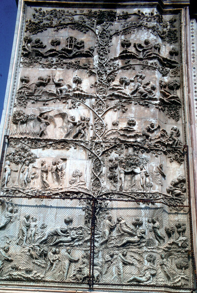 Relief scenes from Genesis
