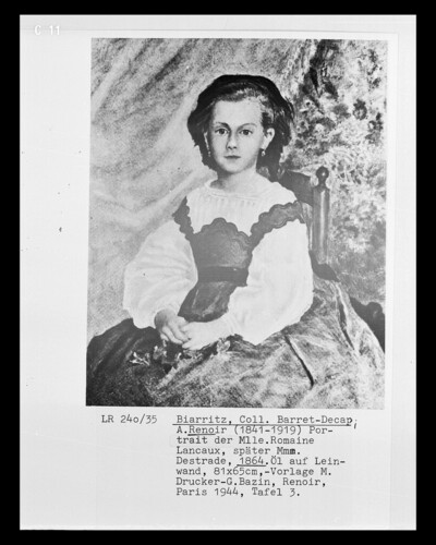 Portrait of the Mademoiselle Romaine Lancaux