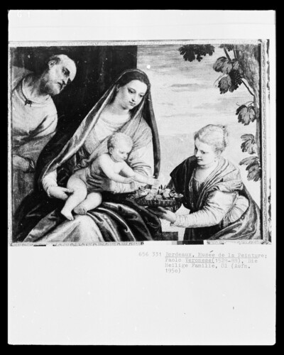 Holy Family with Saint Dorothea