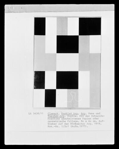Mit der Schneidemaschine geschnittenes Papier oder geometrische Collage