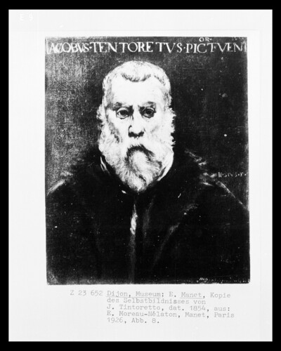 Copy of the self-image of Tintoretto