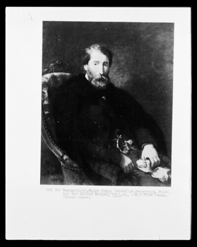 Portrait of Alfred Bruya’s patron