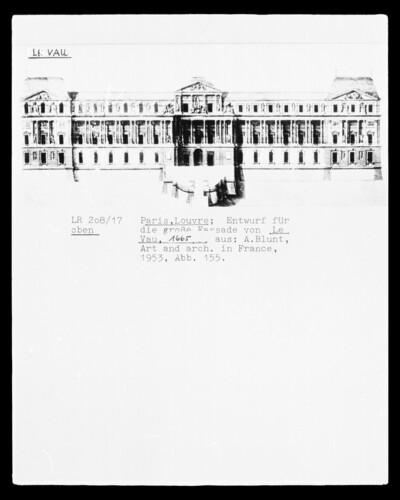 Paris, Louvre, main facade