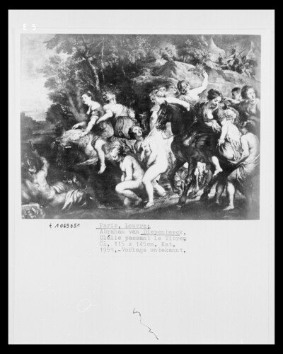 Cloelia escapes with her wives from the camp of the Etruscan king Porsenna