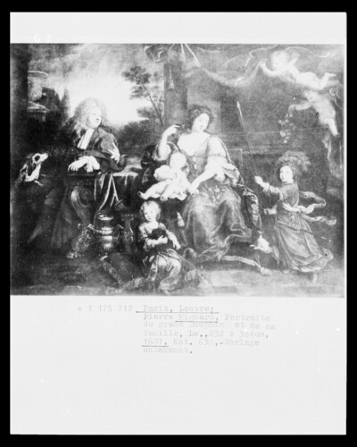 Prince Louis of France, Le Grand Dauphin with his family