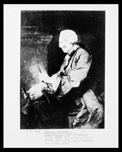 Portrait of Sculptor Lambert Sigisbert Adam