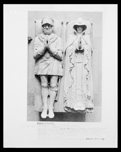 Headstone of Seneschalls de Montmorency and the Madeleine de Savoie