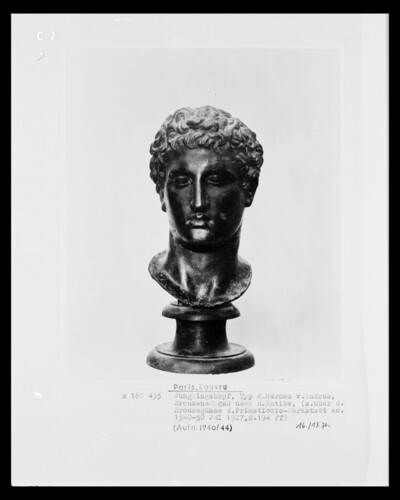 Disciple head according to type of the Hermes of Andros