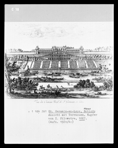 The new castle in Saint-Germain-en-Laye