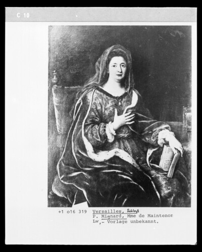 Portrait of the Madame de Maintenon