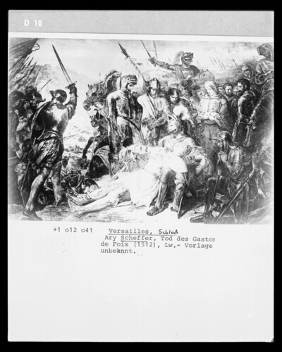 Presentation of the death of Gastor de Foix (1512)