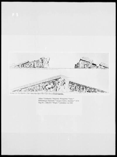 Parthenon in Athens, East and West