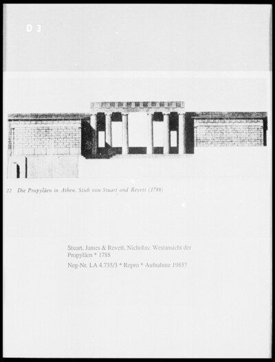 Western view of the propylene